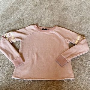 Pink sweatshirt xs